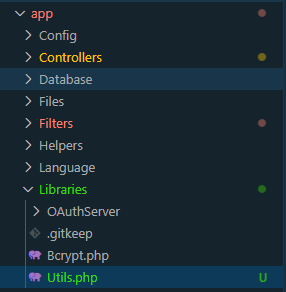 example project structure