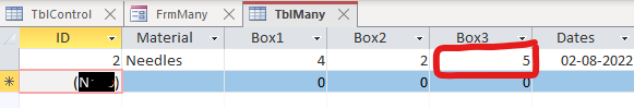 New table filter from checkboxs from form