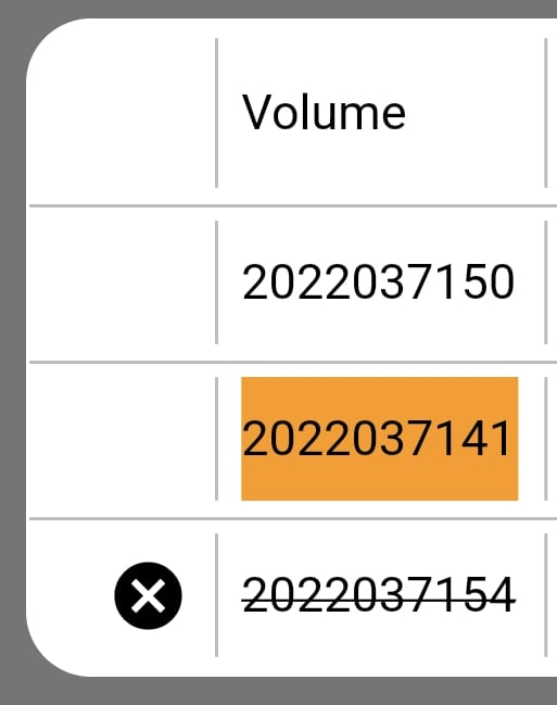 DataTable with DataCell completely painted in orange