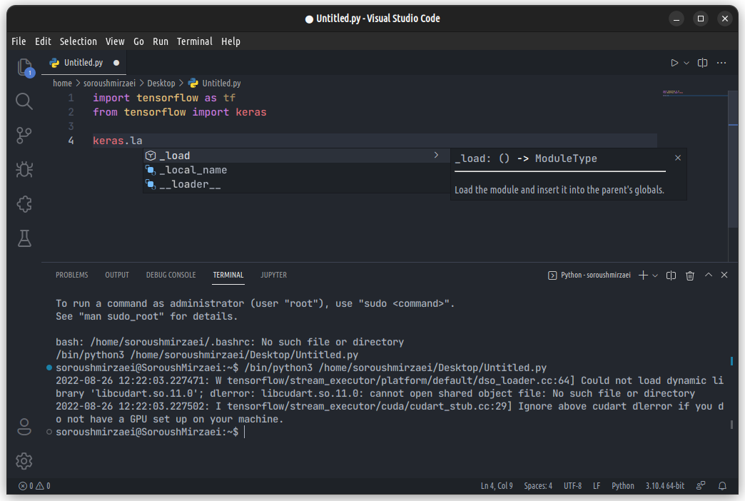 Load Keras Layers