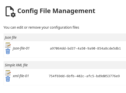 managed files