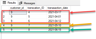 screenshot identifying records to flag