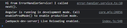 First console log statement runs, but the second doesn't