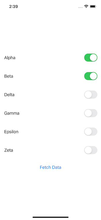 Alternative: Individual toggles for each row