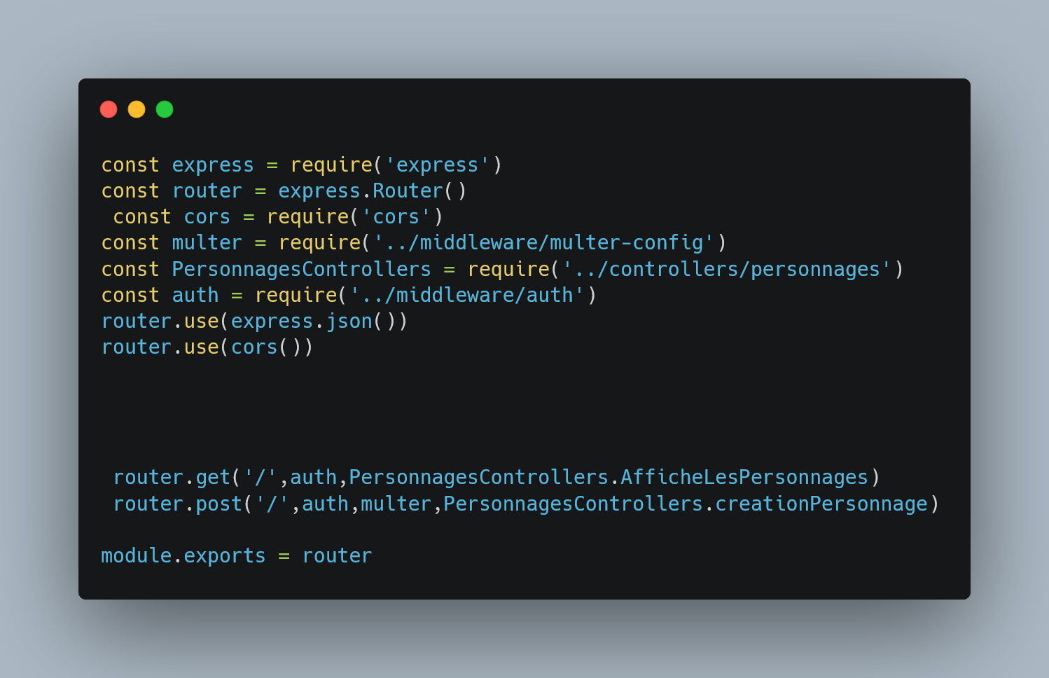 Backend Routes With Auth Middleware