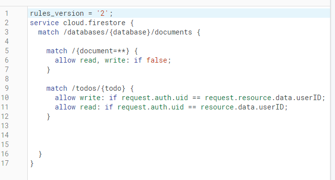 Firebase Security Rules