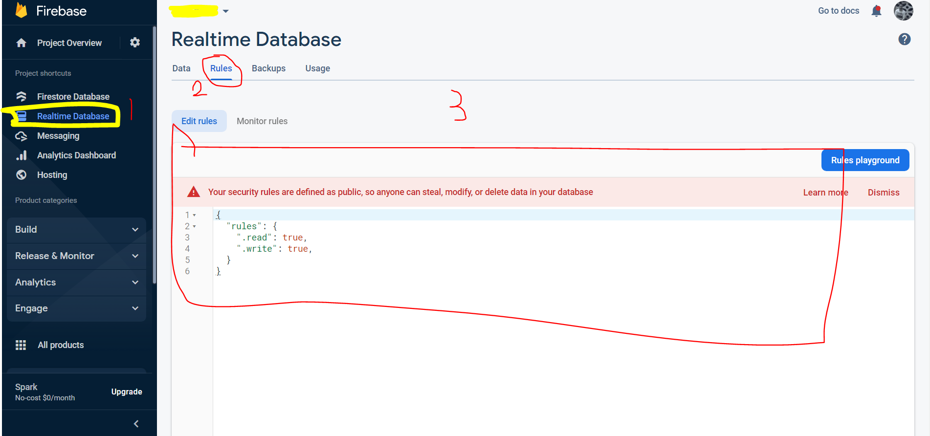 Realtime Database Rules