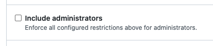 include administrators screenshot