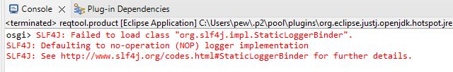 SLF4J: Failed to load class