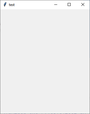 a tkinter application without menubar