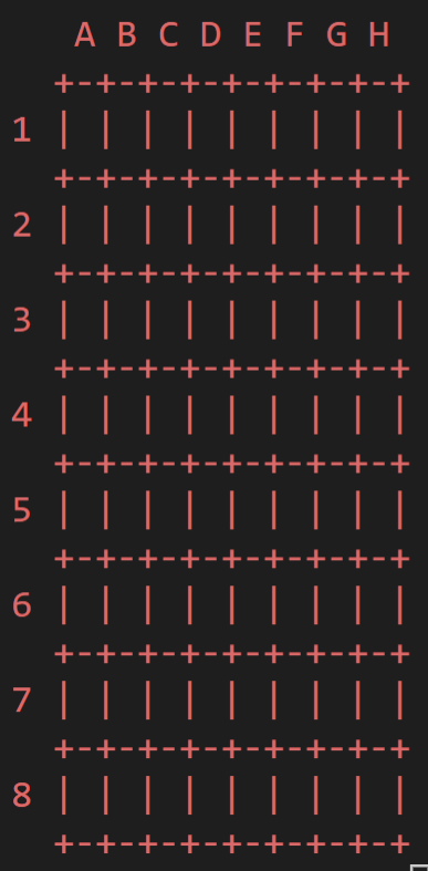 Squished, red grid