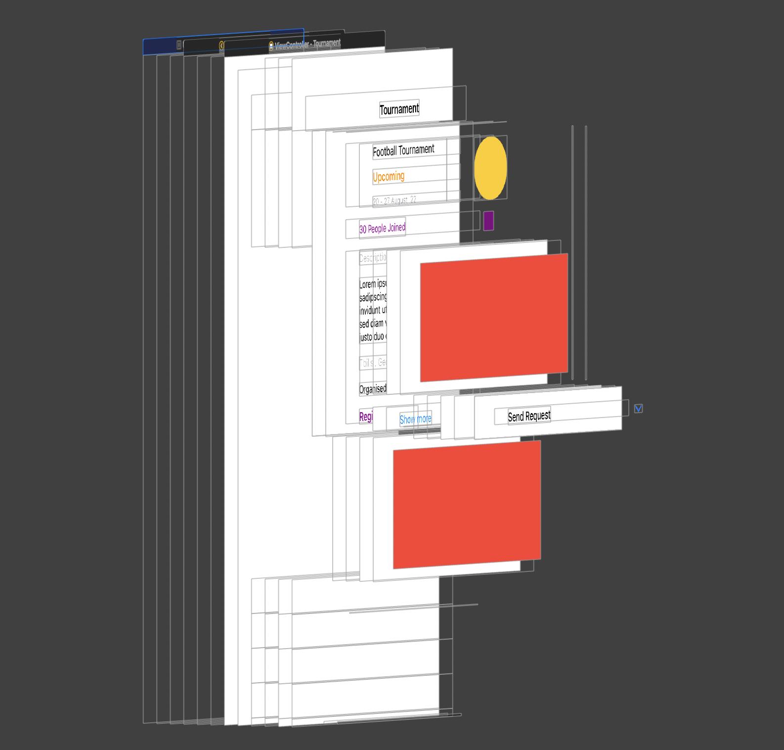 After cell deallocation (after scroll) breaks like this, expands behind second cell