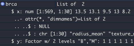 Data block of R-Studio