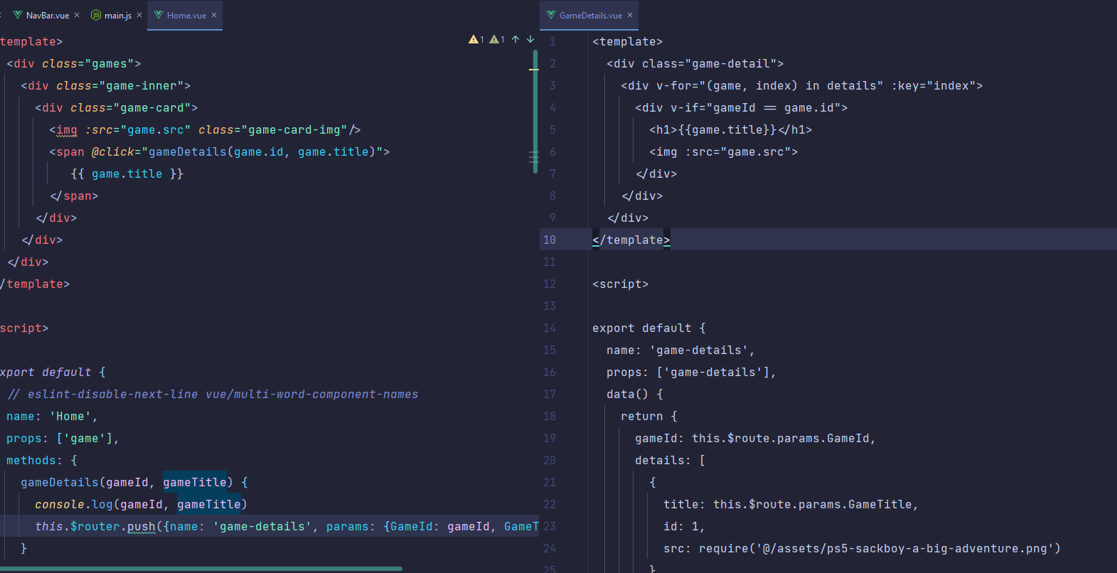 WebStorm .vue syntax error