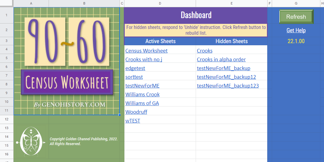 Picture of the 9060DASH sheet