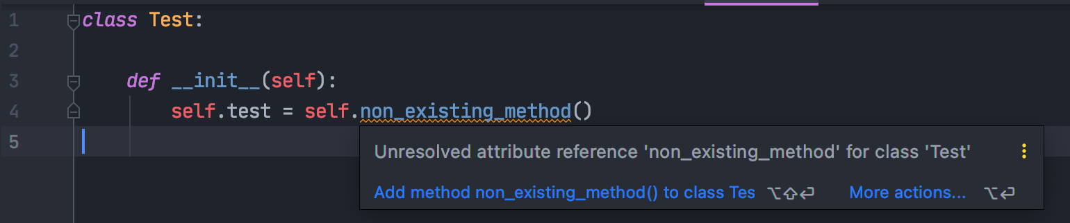 Pycharm example