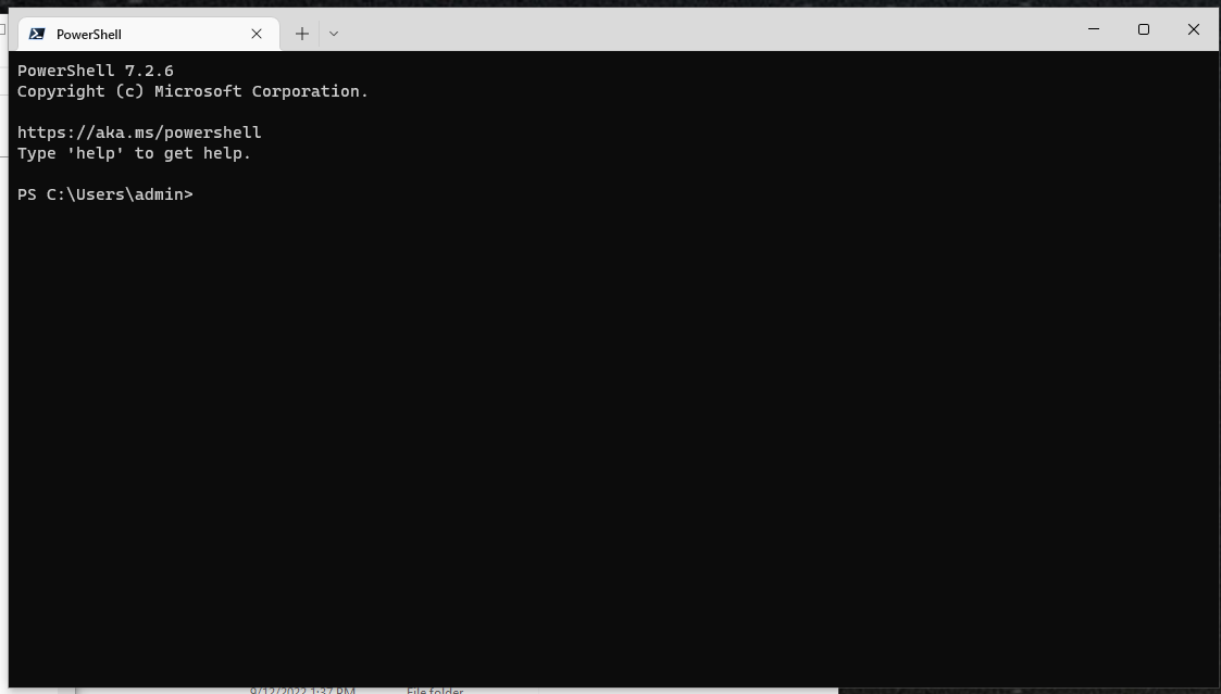 PowerShell under Windows Terminal
