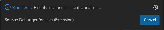 Resolving launch configuration