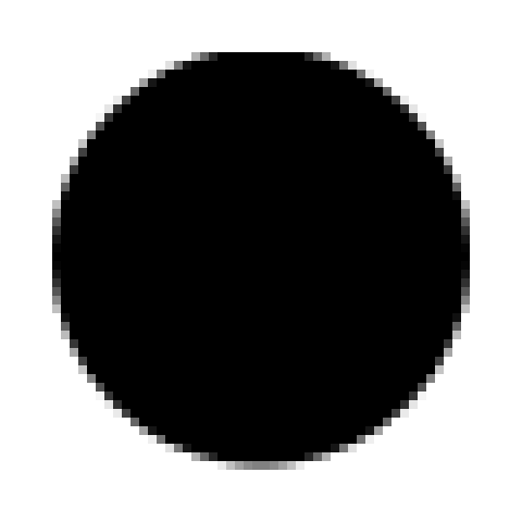 An example of the blockiness with a plain black image.