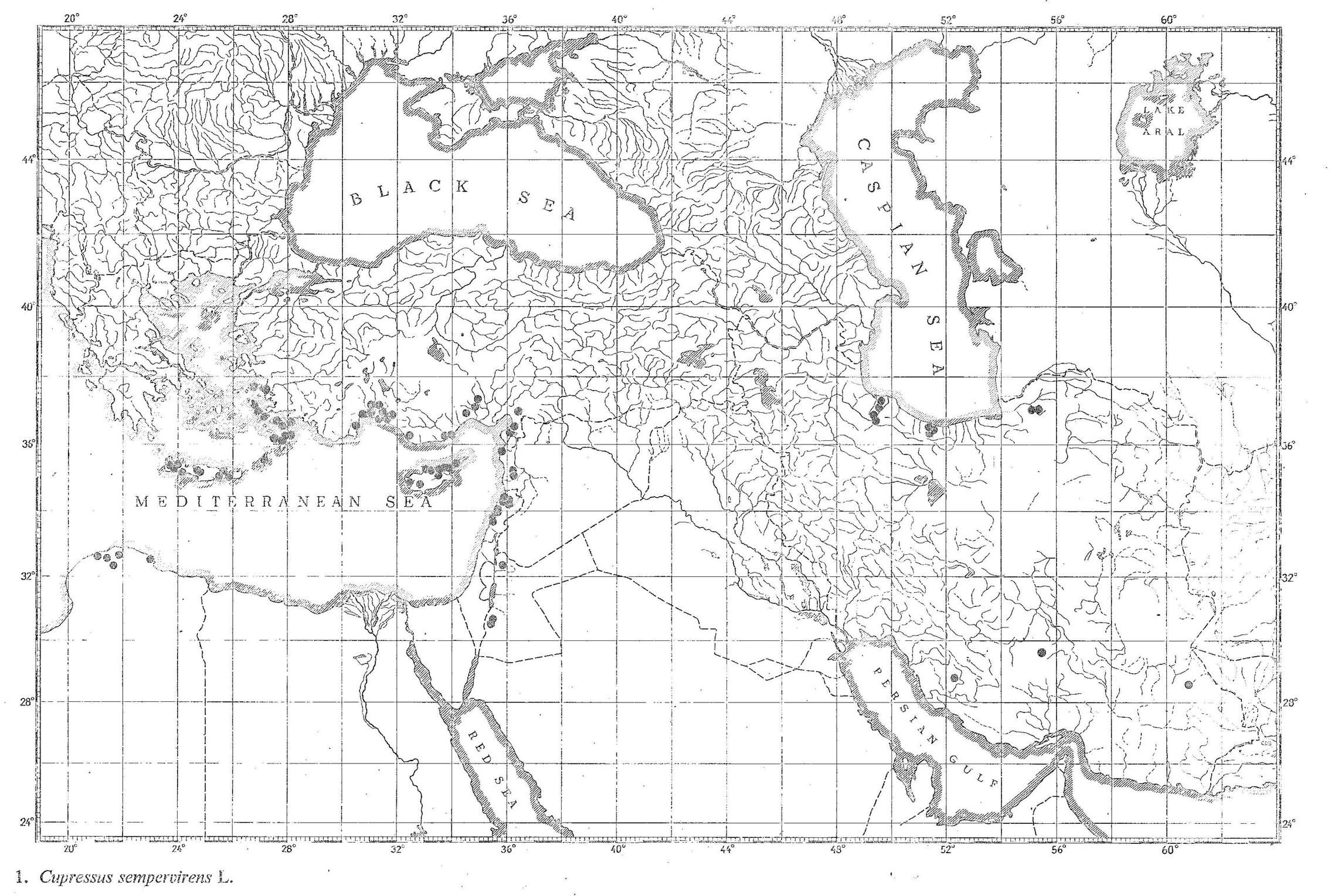 Image 1 - historic map of species distributions