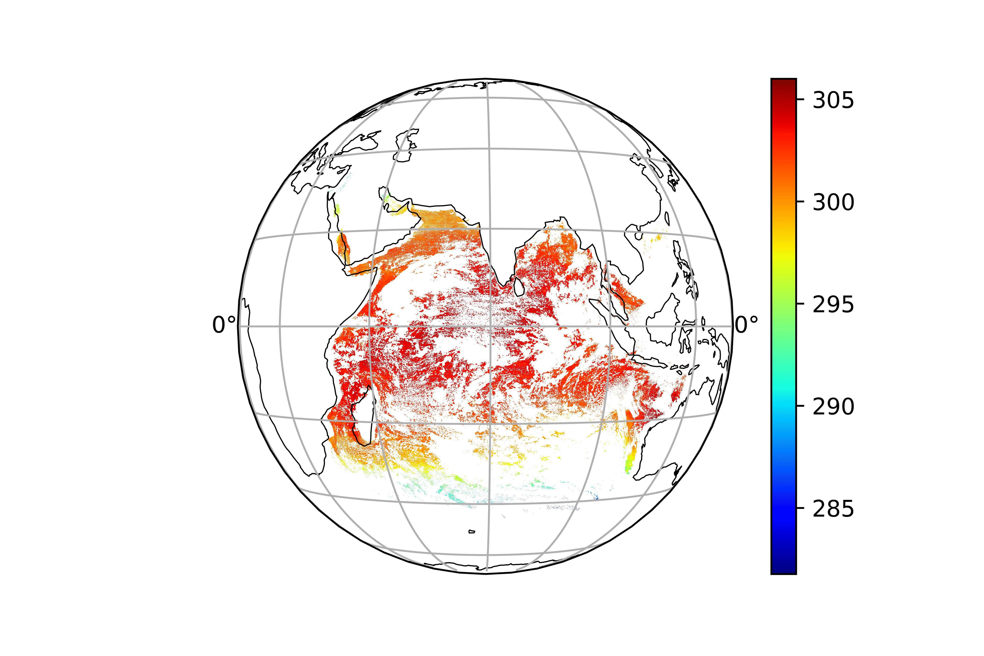 There are some SST values over some of the land areas which should not be the case.