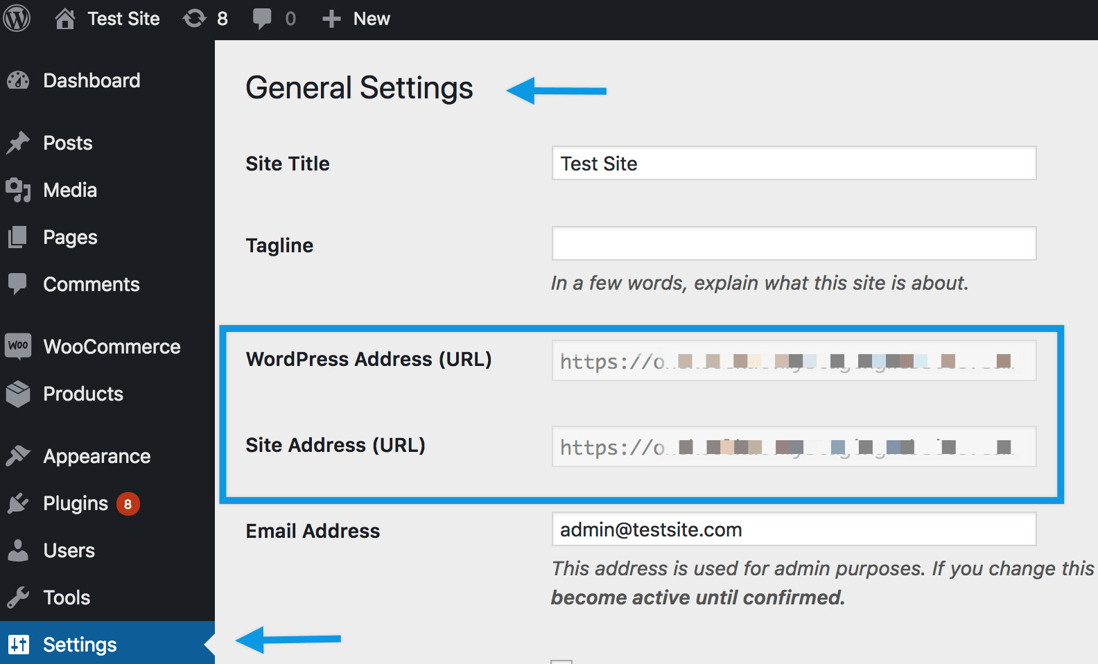 WordPress Settings SSL