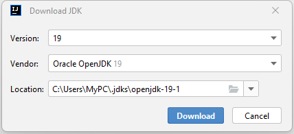 Oracle OpenJDK IntelliJ JDK download