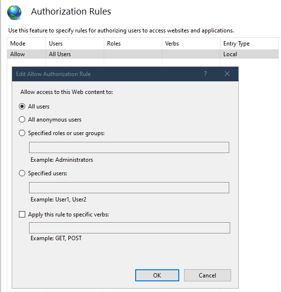 Authorization Rules