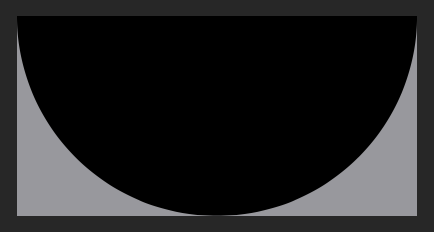 the bottom half of a circle