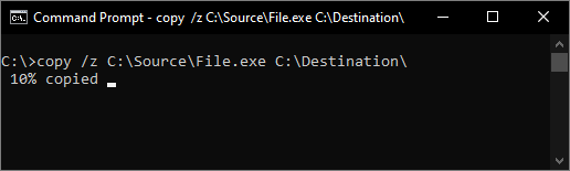 COPY /Z