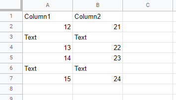 Spreadsheet screenshot