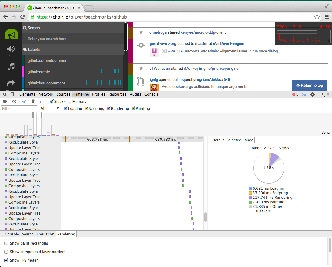 low fps profiling result