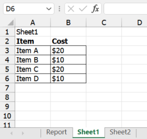 example form: sheet1