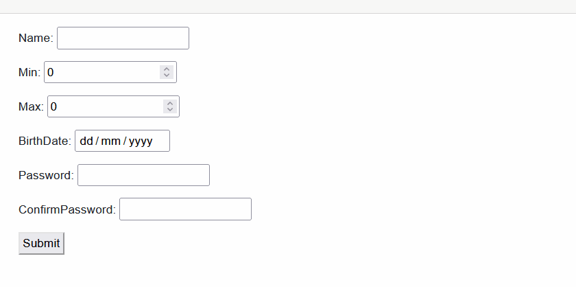 How to show validation in Blazor form