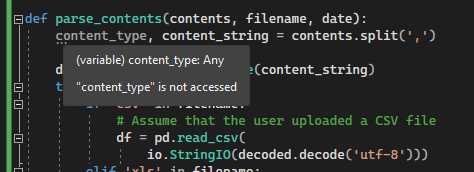 "content_type" is not accessed