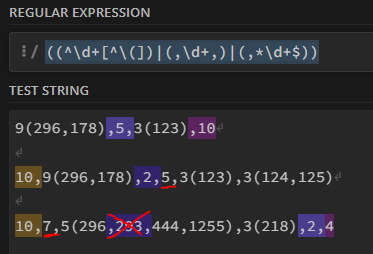 I tried this in regex101 and underlined the numbers i would like to match and x on the one that should not