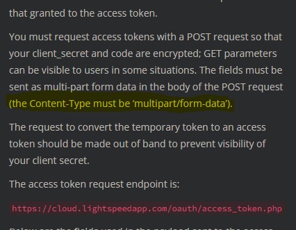 Content-Type falsehood in the docs