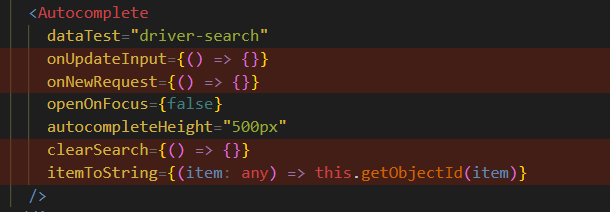 highlighted lines of code that aren't tested