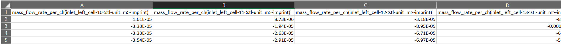 output file read in excel