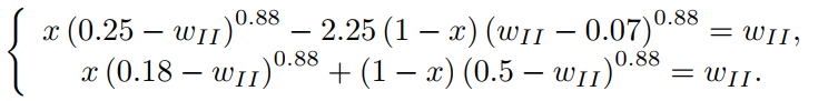 second pair of equations