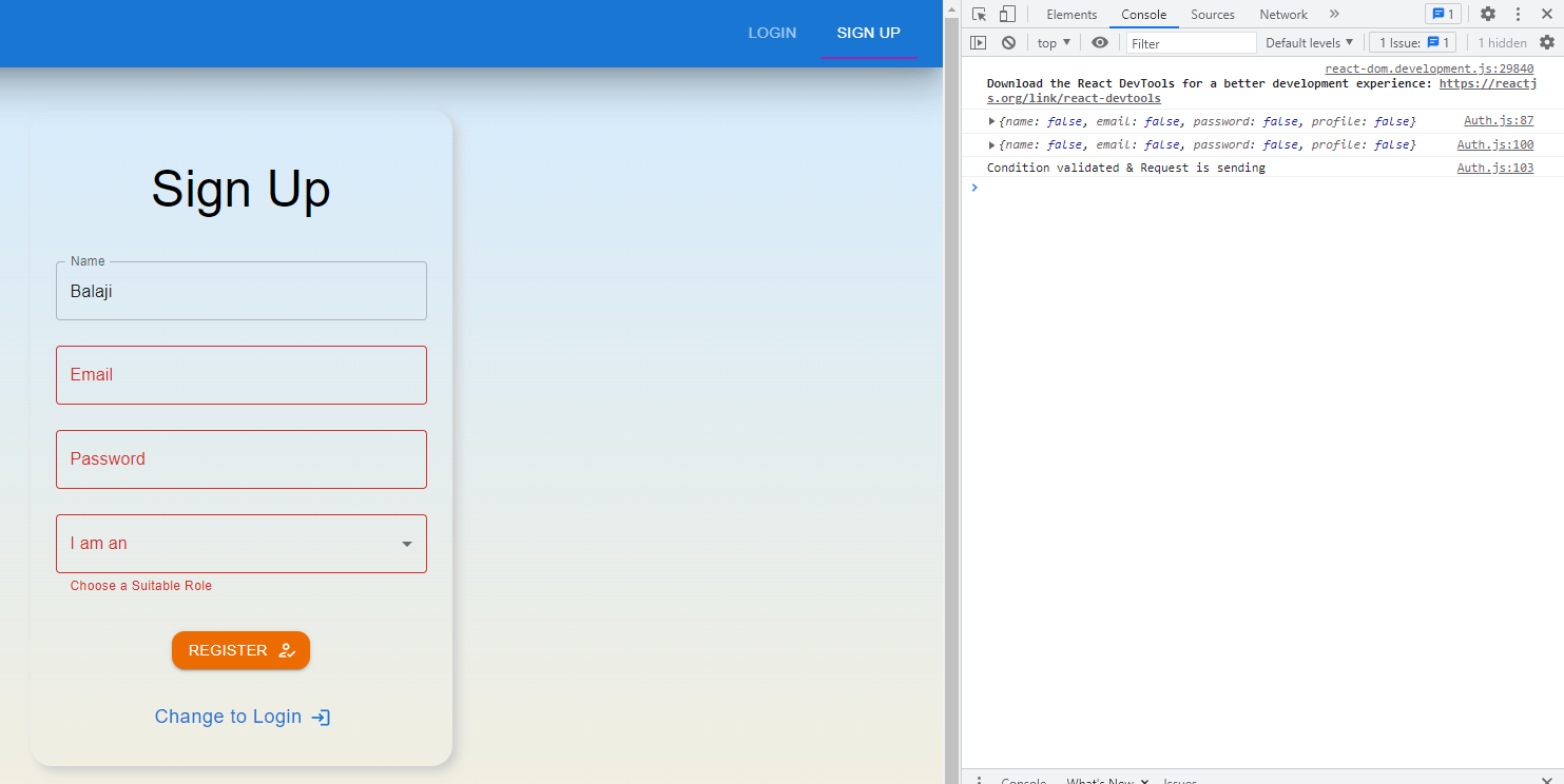 Output Console