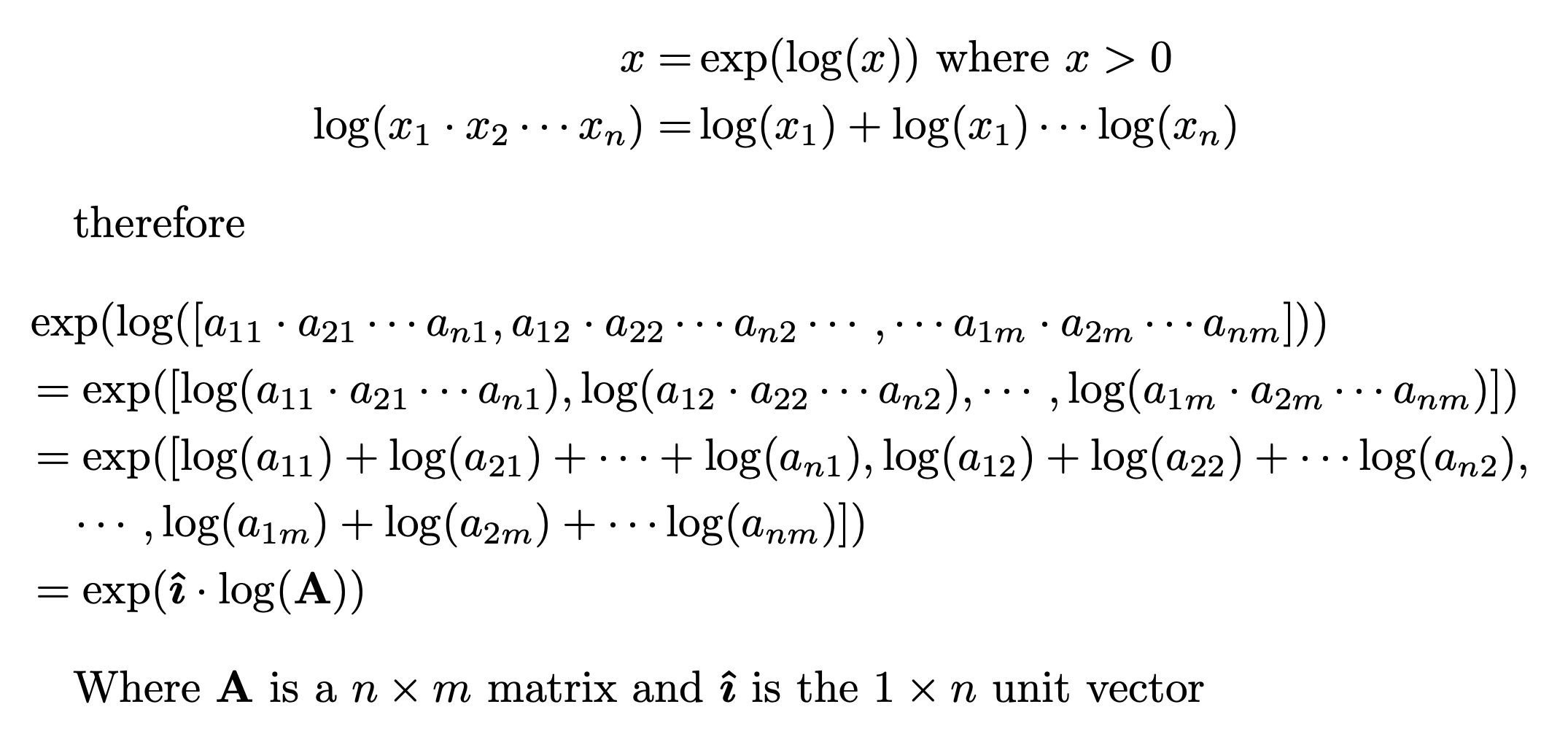 log properties