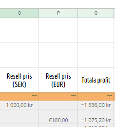 Google sheet