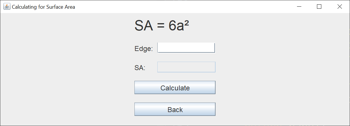 Cube calculation