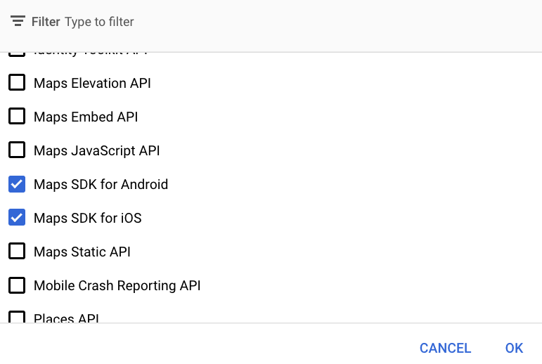 Google Cloud Platform (GCP) APIs Credentials