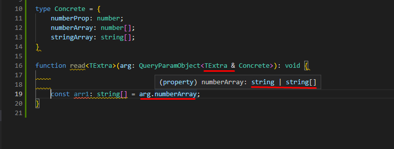 When using a Generic type compiler cannot calculate the resulting type properly