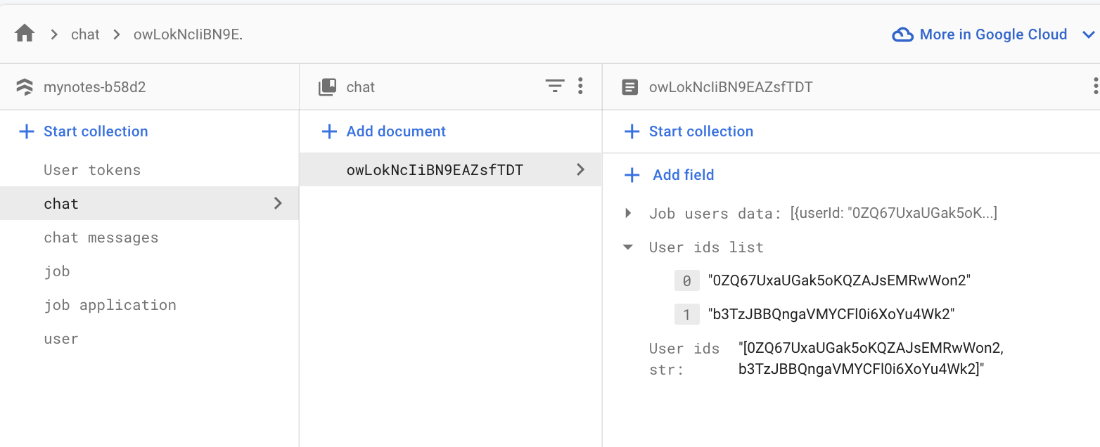 firebase data structure