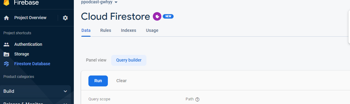 Firestore query builder