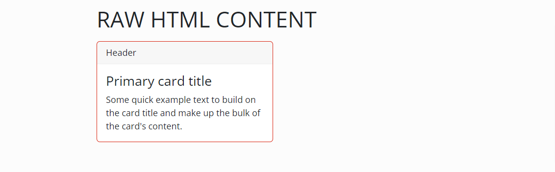 html content in quarto