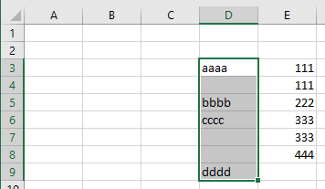 select column